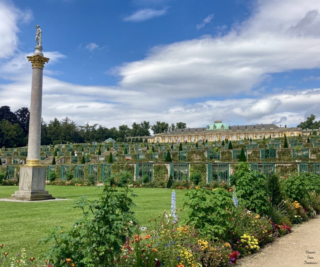 Palace Sanssouci garden Potsdam