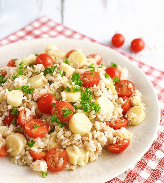 French style rice salad