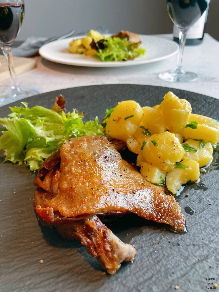 Oven-Baked French Duck Confit with Sautéed Potatoes