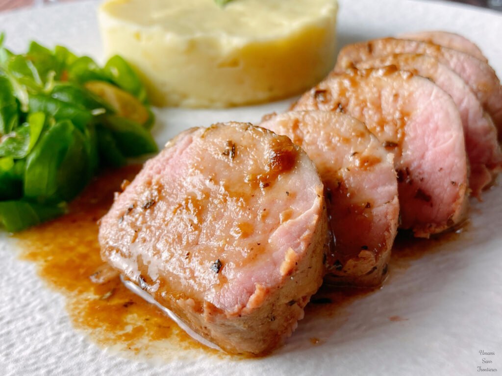 Juicy Pork Tenderloin with Honey Balsamic Sauce